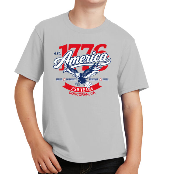 1776 America - Corcoran  - Youth Fan Favorite Tee Thumbnail