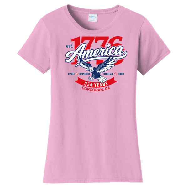 1776 America - Corcoran  - Ladies Fan Favorite Tee Thumbnail