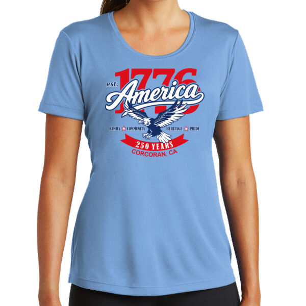 1776 America - Corcoran  - Ladies PosiCharge ® Competitor Tee Thumbnail